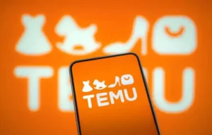 Temu app logo on a phone with a potential ban in Pakistan