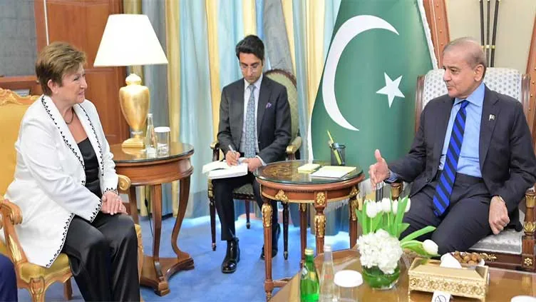 PM Shehbaz meeting IMF officials, urging consideration of flood impact in Pakistan’s economic review
