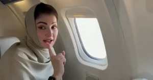 Punjab CM Maryam Nawaz on a flight to Multan to assess flood impact, reviewing relief efforts and support for affected families.