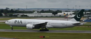 PIA aircraft on runway after receiving TCO certificate to resume UK flight operations next month