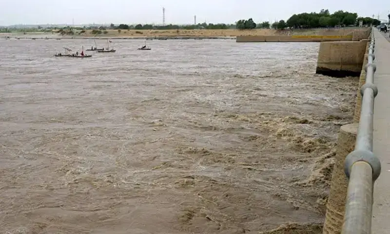 Floodwaters breach near Qadirpur Gas Field causing production halt at 10 wells