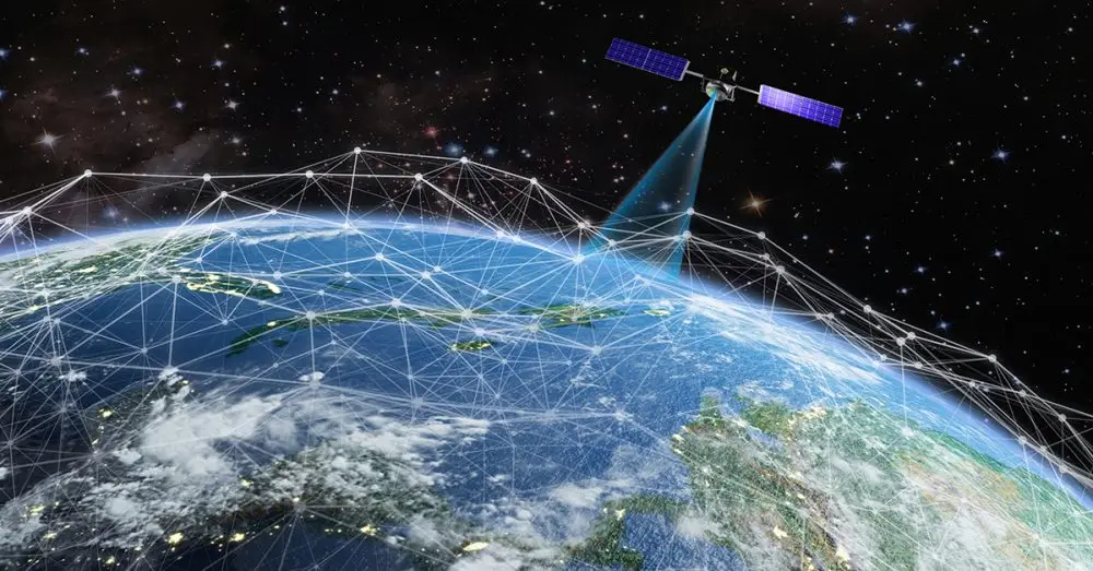 Satellite orbiting Earth representing Amazon Project Kuiper bringing satellite internet to Pakistan by 2026