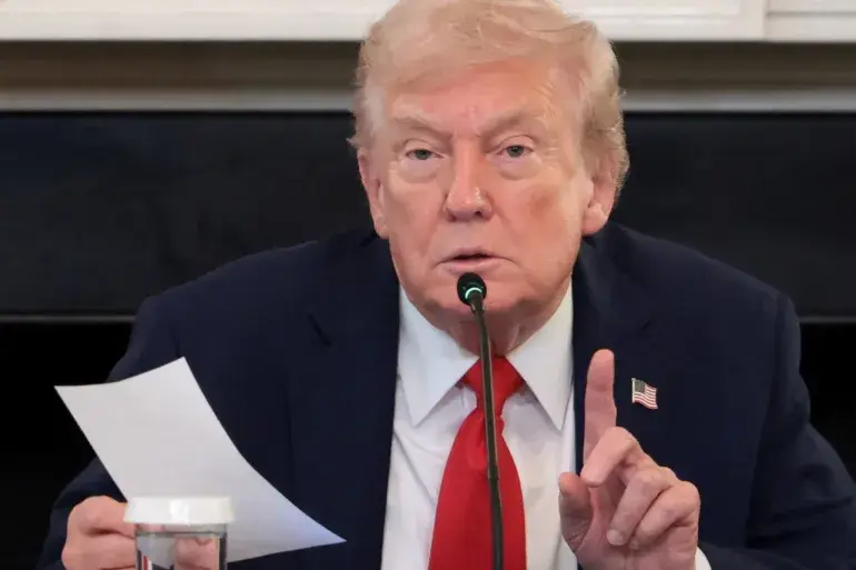 Former U.S. President Donald Trump announcing the first phase of the Gaza peace plan between Israel and Hamas.