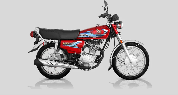 Honda CG 125 motorcycle available in Pakistan on easy installment plan starting from Rs. 9,739 per month