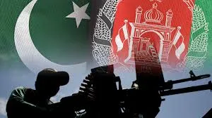 Pakistan and Afghanistan flags with armed forces symbolizing rising border tensions and ceasefire rejection