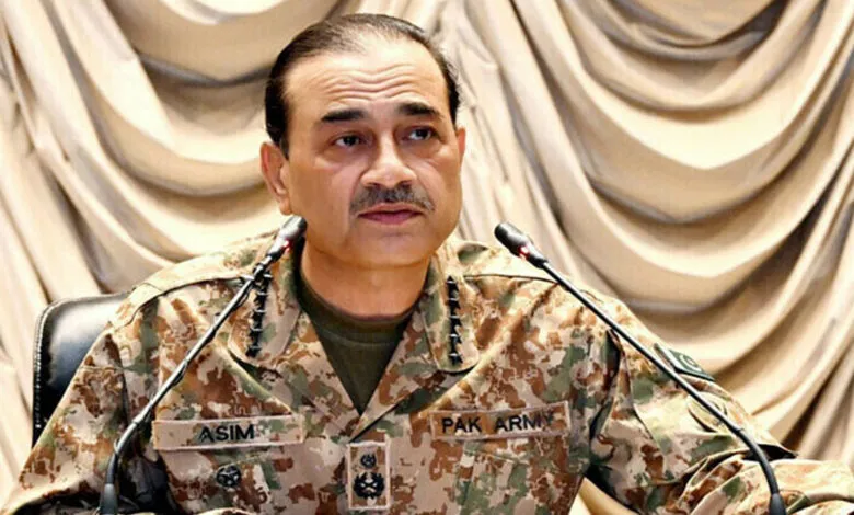 Field Marshal addressing media on border integrity and national security