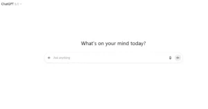 ChatGPT interface screenshot used in a news article about Lahore Police using AI generated posts on its official X account.