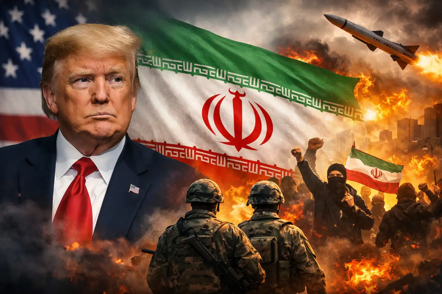 Trump Iran Protests and US Military Warning