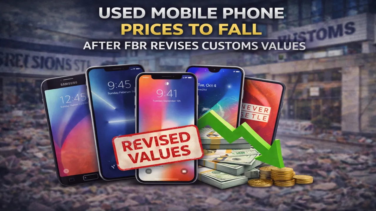 Used mobile phone prices expected to fall after FBR revises customs values in Pakistan