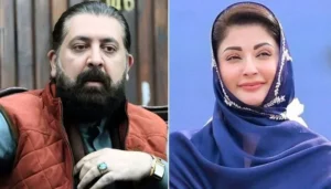 Punjab luxury jet controversy showing politicians standing near a Gulfstream jet on airport tarmac