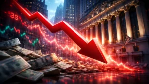 Wall Street tech stocks plunge as AI fears trigger market selloff and falling stock charts