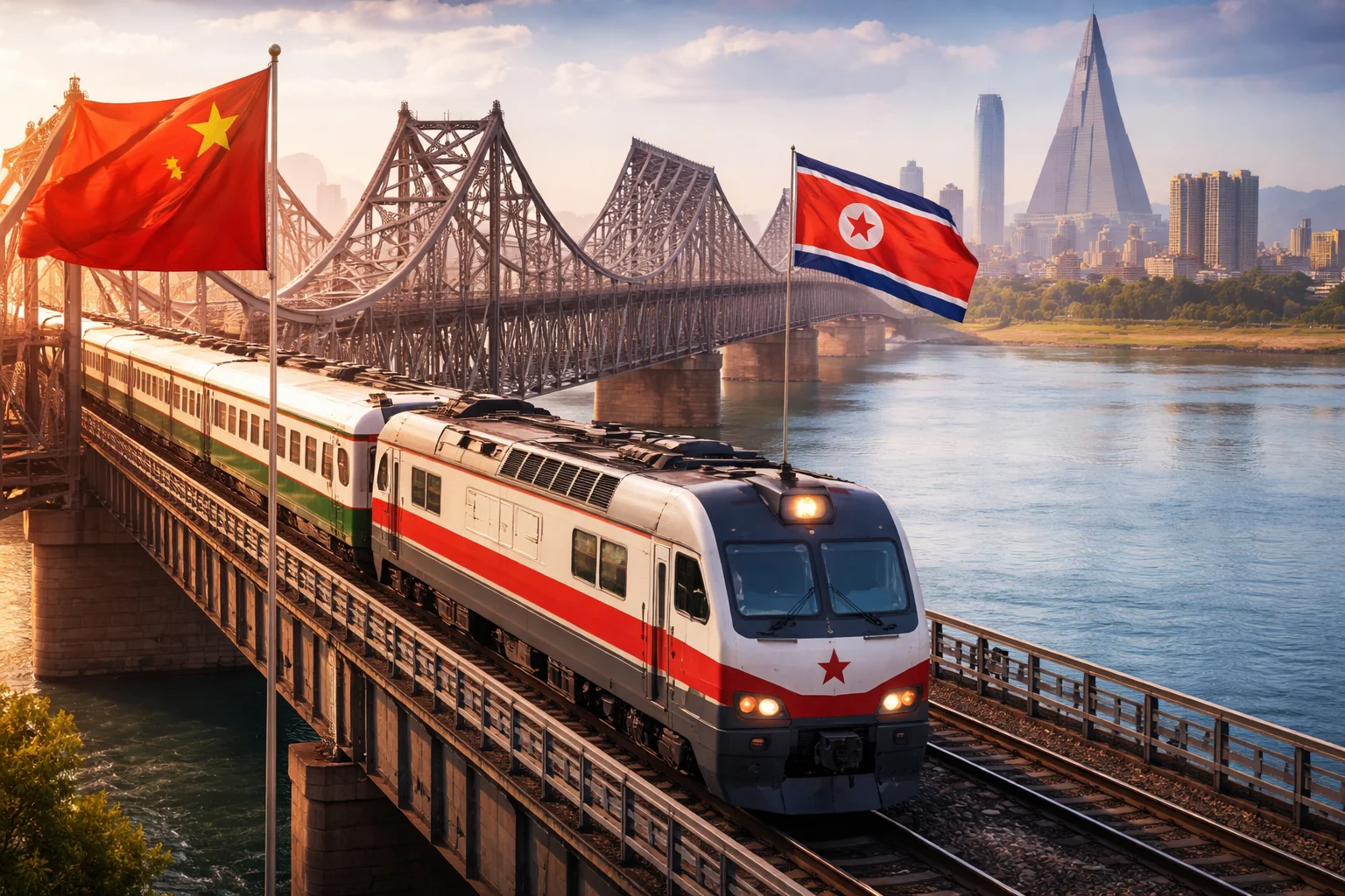 China North Korea Train Services Resume