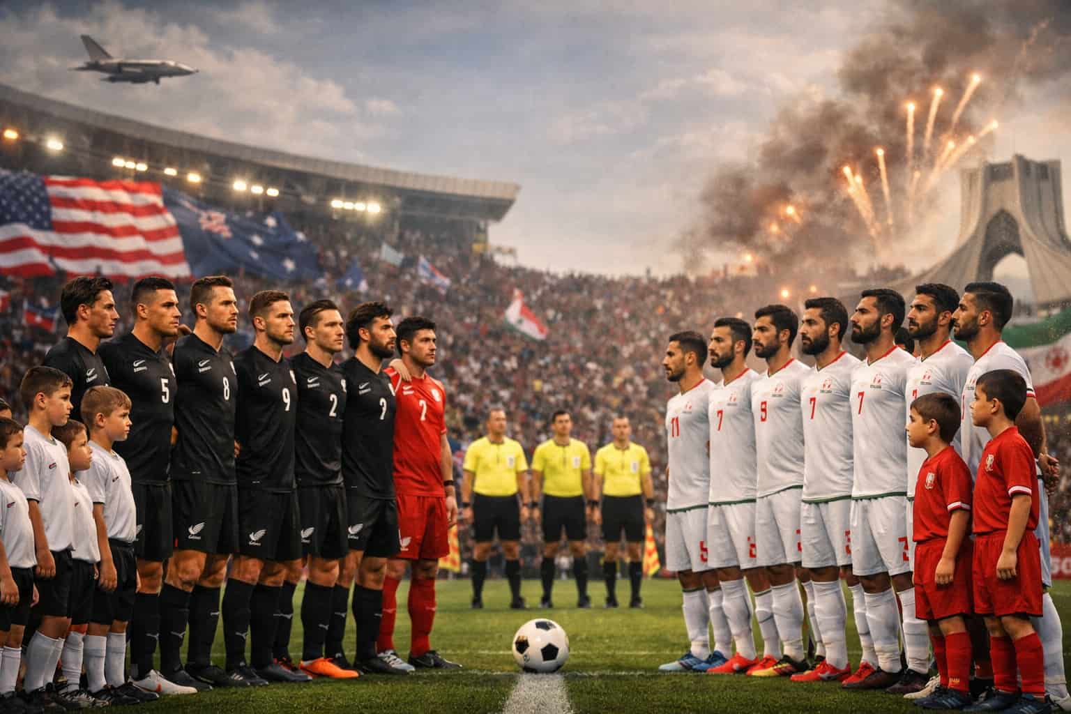 New Zealand Iran World Cup match