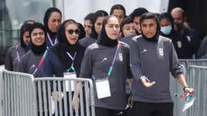 Iran women’s team training ahead of the AFC Women’s Asian Cup in Australia
