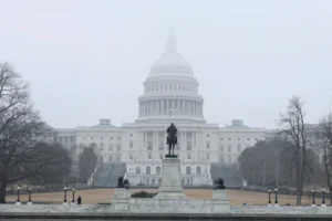US Congress building during debate on Trump Iran War resolution