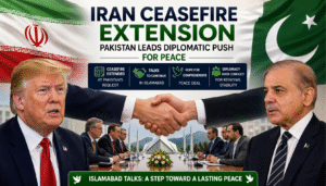 Iran ceasefire extension meeting between Pakistan and US leaders during peace talks in Islamabad