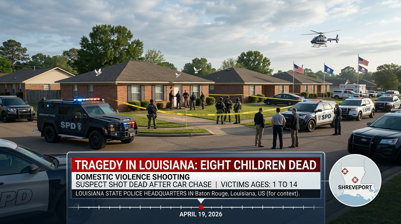 Eight Children Killed in Louisiana Shooting Spree
