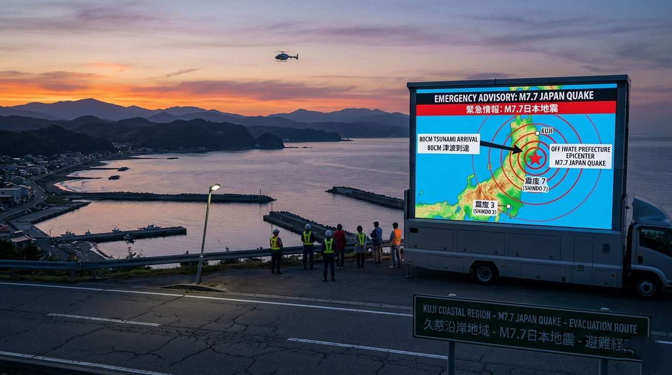 Six Injured as Japan Quake Triggers Tsunami Waves