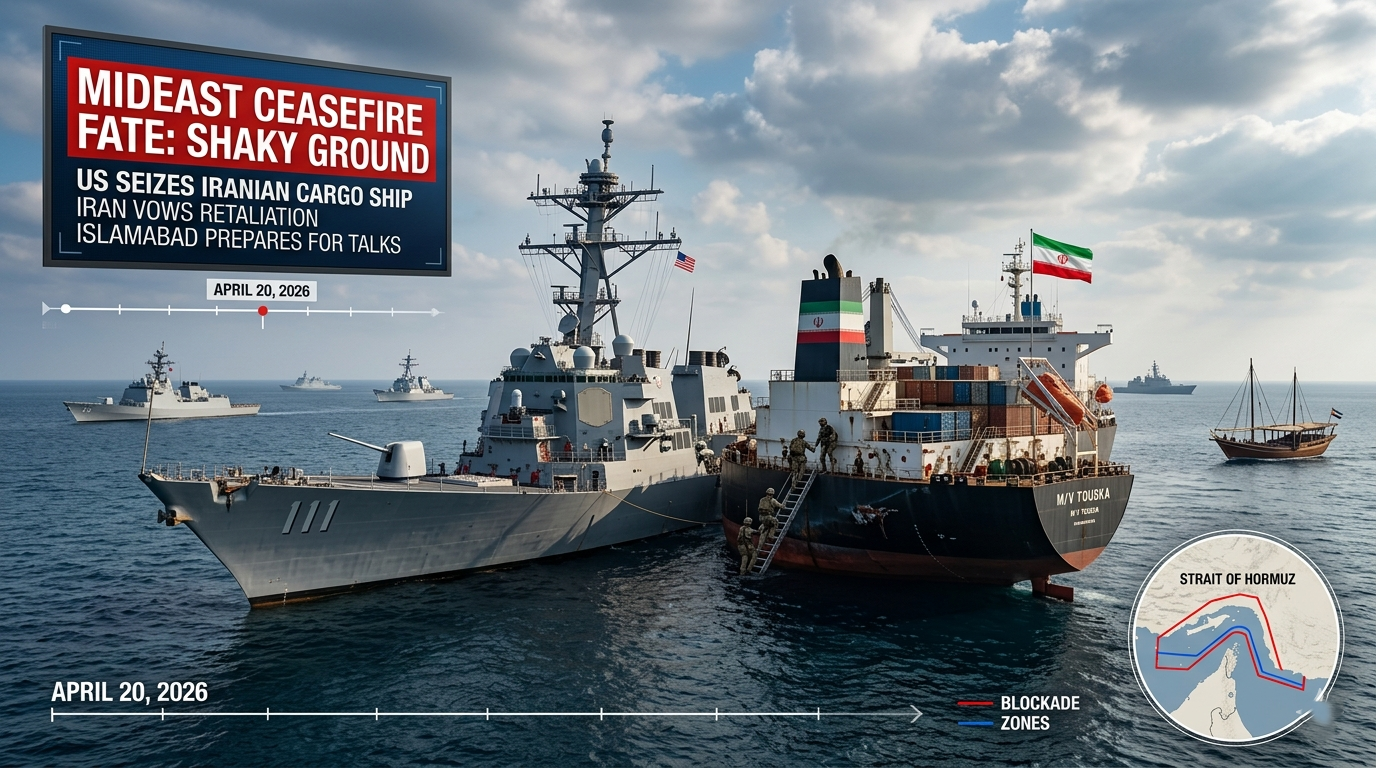 Mideast Ceasefire Fate Hangs in Balance After Ship Seizure