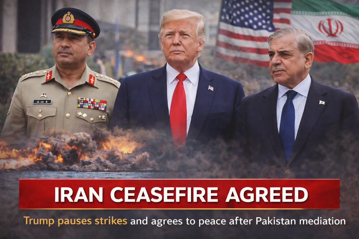 Iran ceasefire agreed after Pakistan role
