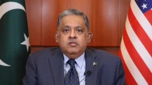 Pakistani diplomat speaking on Pakistan diplomacy efforts in US Iran ceasefire and regional peace