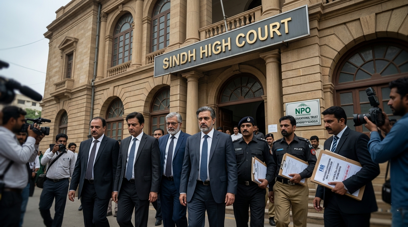 FBR money laundering investigation into Karachi pharmaceutical company directors and financial documents.