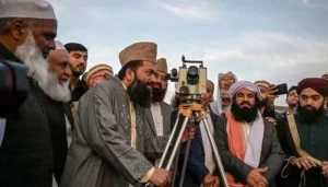 Religious scholars observing the Zil Hajj moon for Eid ul Adha 2026 in Pakistan