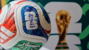 Official FIFA World Cup football representing FIFA Rules changes for World Cup 2026