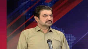 Ali Amin Gandapur speaking during Gandapur Reinstatement political controversy