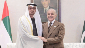 Pakistan PM Shehbaz Sharif meets UAE President as UAE drone attacks spark regional tension and solidarity message