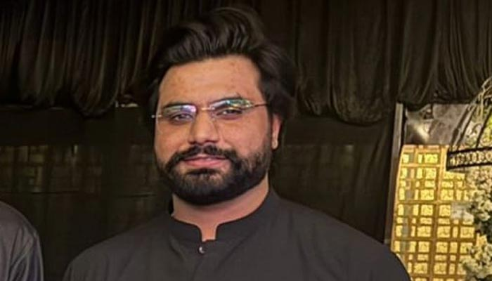 A portrait of Farrukh Afzal, the victim of the Islamabad kidnapping case, used for news reporting.