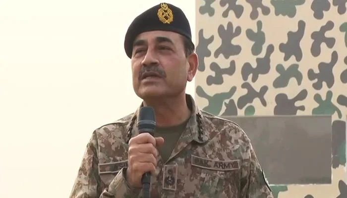 Field Marshal Asim Munir addressing Pakistan Army troops during Quetta visit in Balochistan with focus on national security and stability