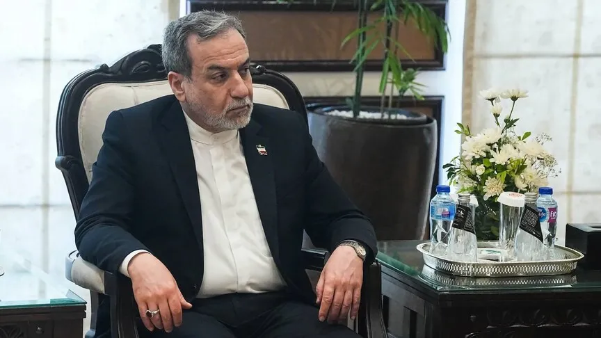Iranian Foreign Minister Abbas Araghchi speaking during discussions on Iran US Talks and regional diplomacy