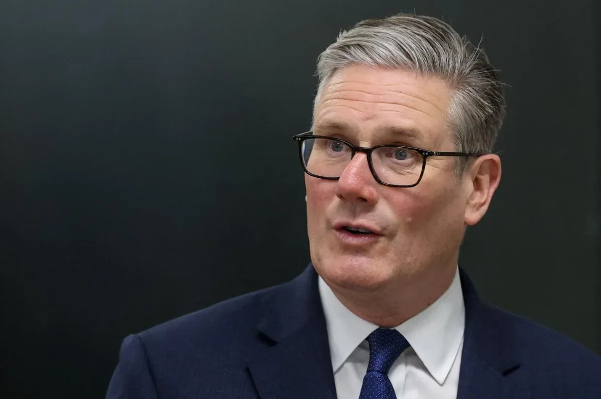Keir Starmer speaking amid growing pressure over Labour leadership