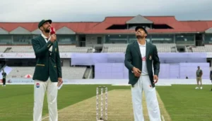 Pakistan and Bangladesh captains during toss before second Test match in Sylhet