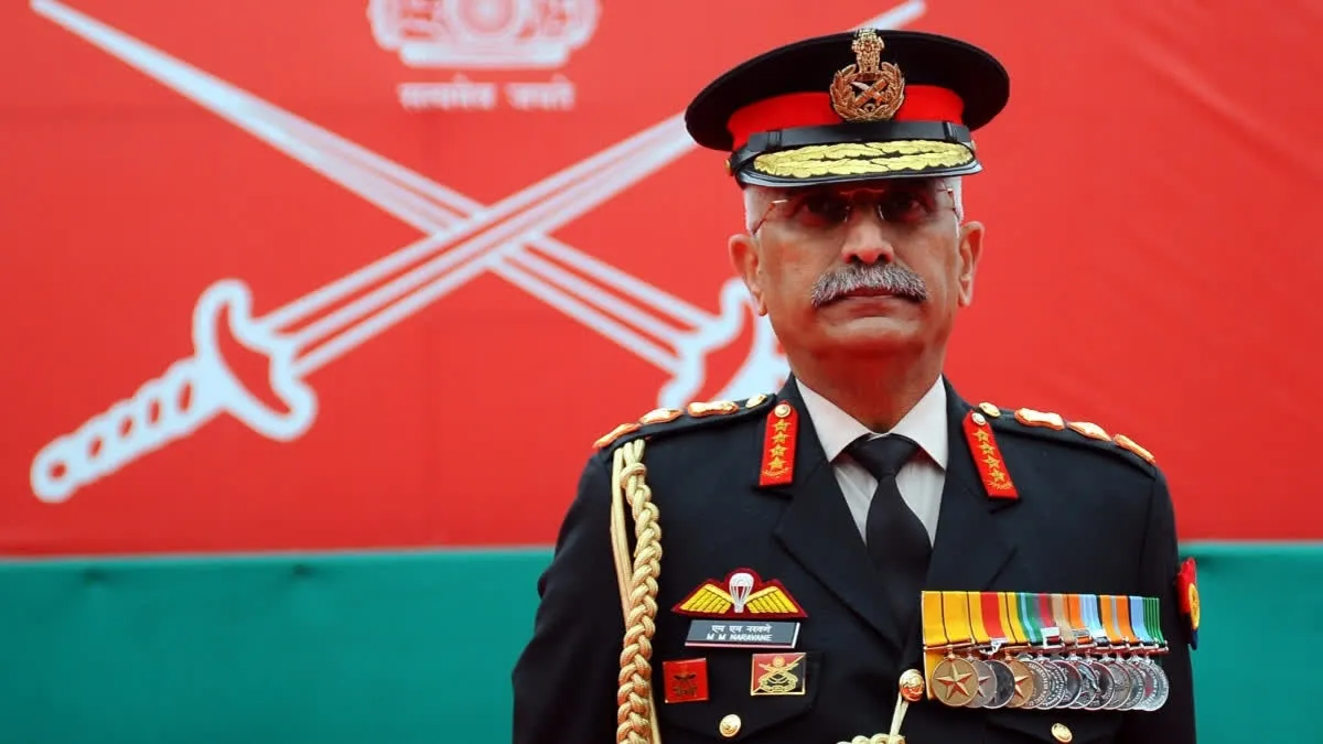 Former Indian Army chief Manoj Mukund Naravane speaking on Pakistan Dialogue and regional peace