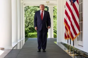Donald Trump announcing Trump ceasefire proposal for Russia and Ukraine conflict