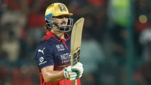Tim David of Royal Challengers Bengaluru during an IPL match before the Tim David suspension following the IPL 2026 final incident