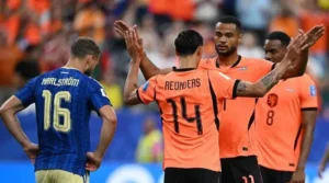Uruguay players react during the FIFA World Cup 2026 match against Cape Verde after the Uruguay Draw in Group H.