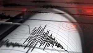 5.3 Magnitude Earthquake seismic graph showing tremors felt in Islamabad, Lahore and parts of Khyber Pakhtunkhwa.