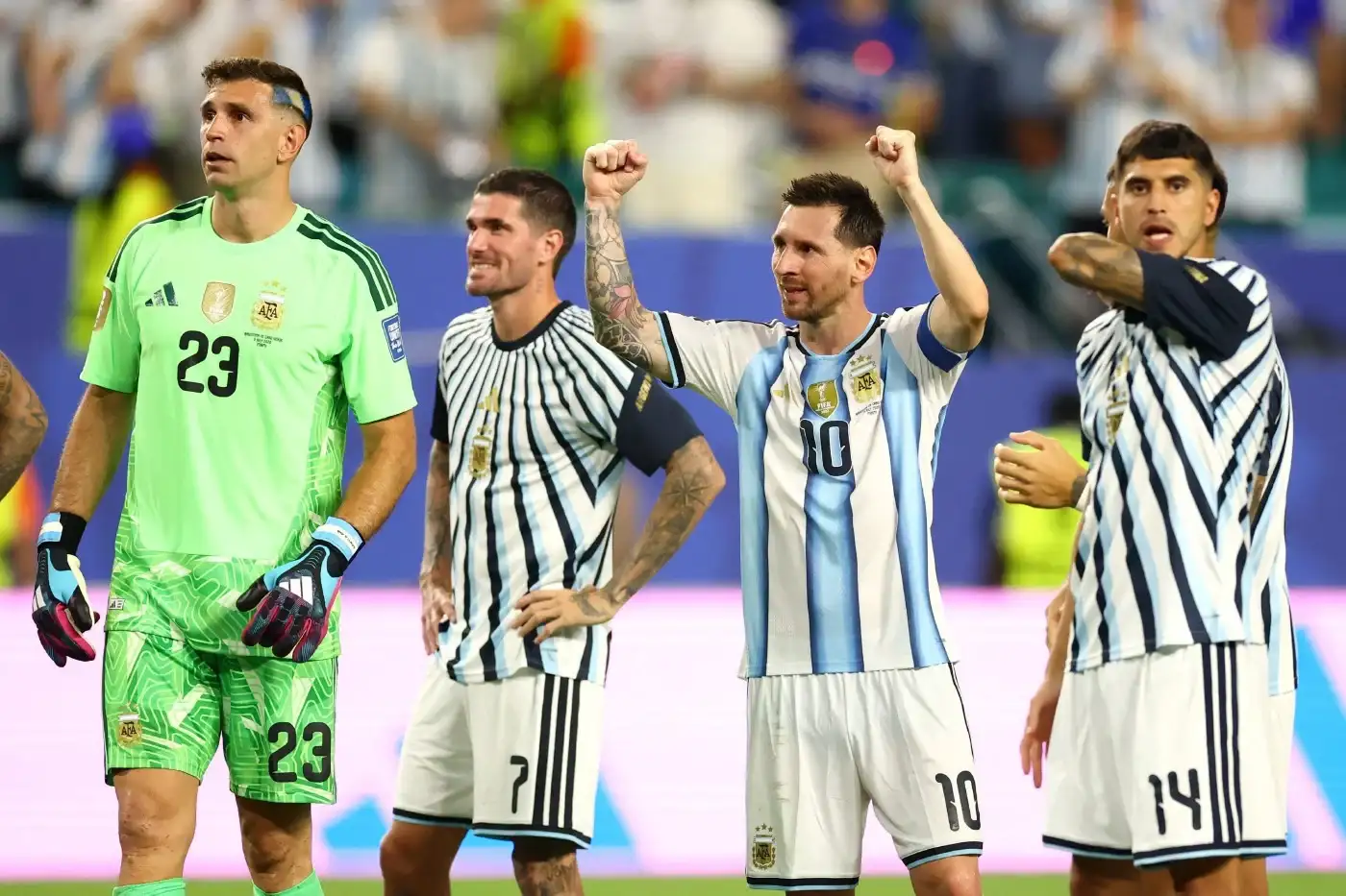 Argentina vs Cape Verde World Cup 2026 match as Lionel Messi celebrates victory after dramatic Round of 32 clash