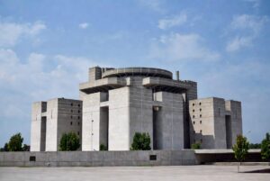 Bangladesh Parliament building in Dhaka where the president resigns citing ill health
