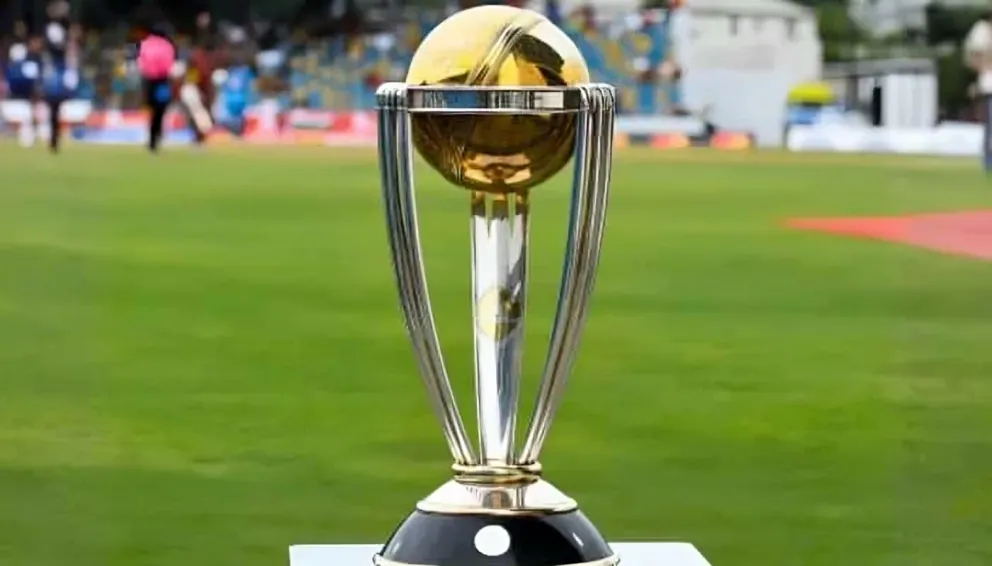 ICC World Cup trophy representing the new ODI and T20 World Cup formats approved by the ICC.