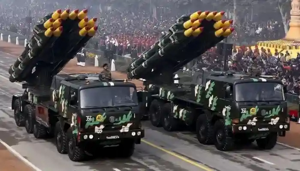 Indian Army missile launchers displayed during a military parade, highlighting the India Military defence modernization and new equipment acquisitions.