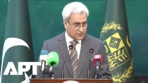 Foreign Office spokesperson briefing media about PM Iran Visit and Prime Minister Shehbaz Sharif attending Ali Khamenei funeral in Iran