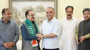 Former AJK Prime Minister Sardar Tanveer Ilyas joining Tanveer Ilyas IPP after meeting Abdul Aleem Khan