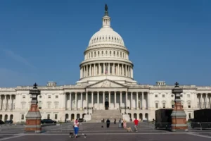 The US Capitol building in Washington as lawmakers approve the US Defence Bill with record military spending for fiscal year 2027.
