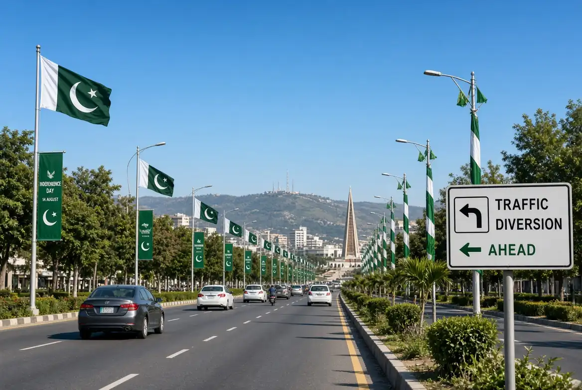 Islamabad traffic plan for Independence Day