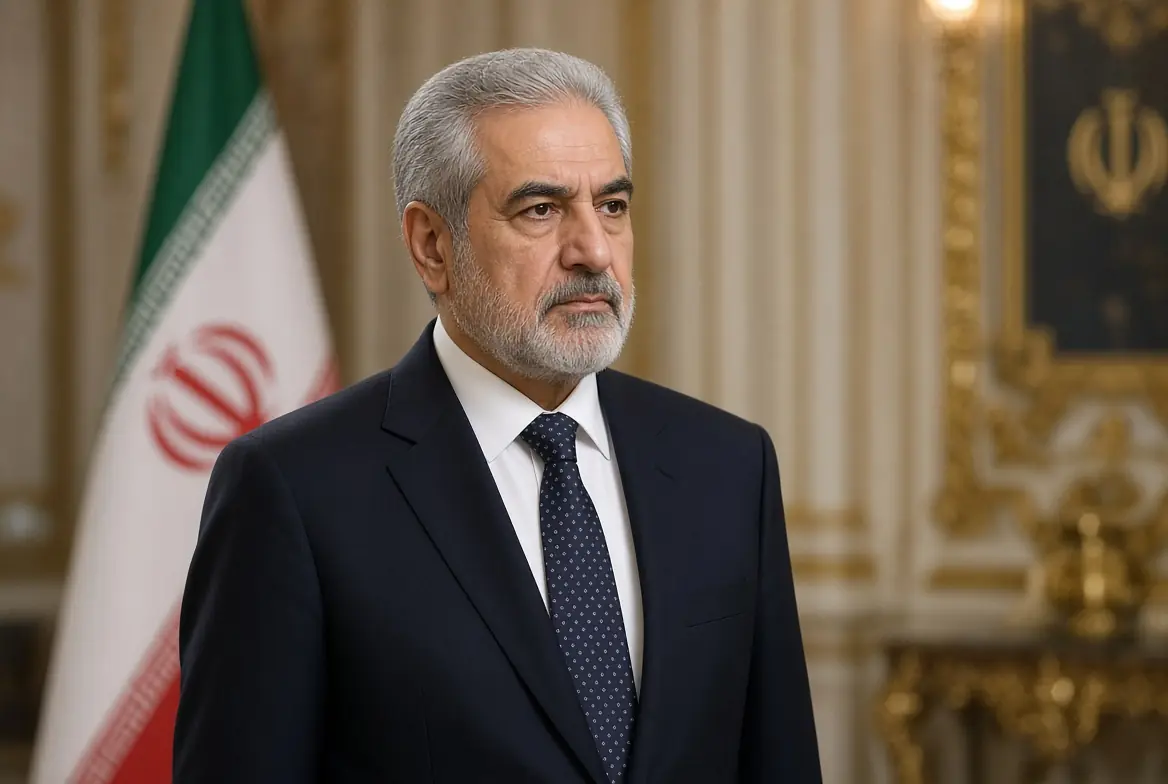 Mohsen Rezaei official portrait as newly appointed secretary of Iran Supreme National Security Council in formal attire