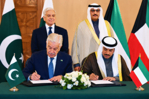Pakistan Kuwait defence pact signing ceremony